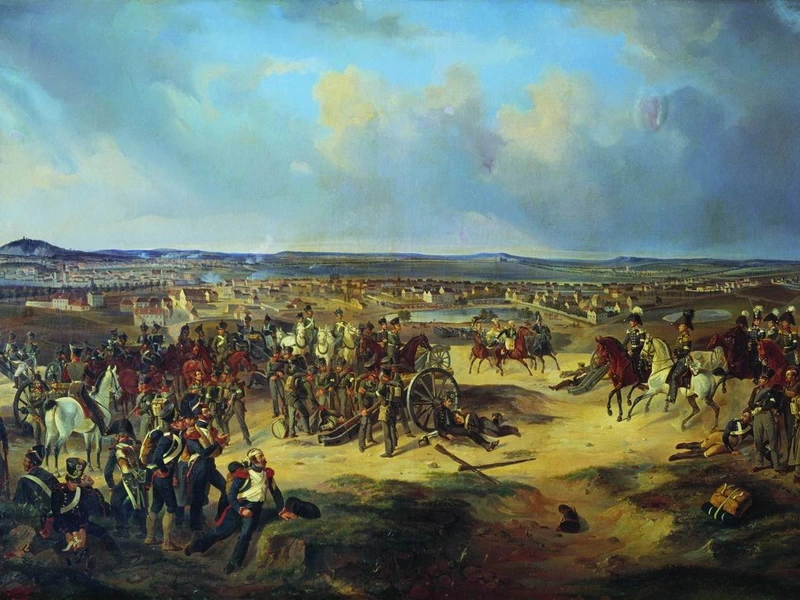 1819-Gottfried Willewalde - Battaglia di Parigi del 25 marzo 1814